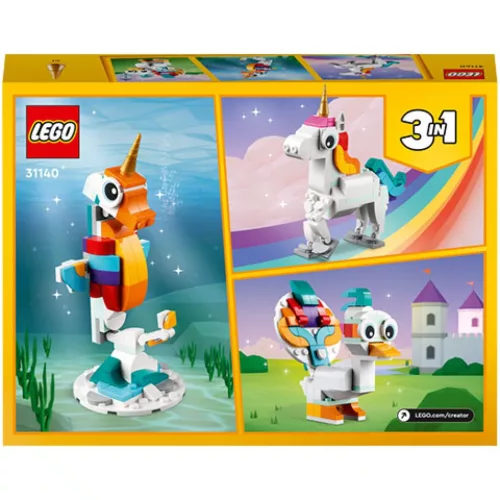 LEGO Creator Varázslatos egyszarvú 3 az 1-ben 31140