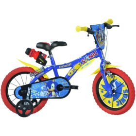  Sonic kék-sárga gyerek bicikli 14-es méretben - Dino Bikes kerékpár
