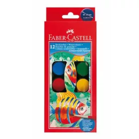 Faber-Castell Vízfesték 12db-os szett 24mm-es korongokkal