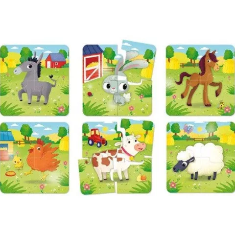 Carotina Baby Farm állatai puzzle