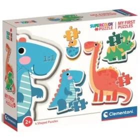   Dinoszauruszok 4 az 1-ben bébi puzzle 2-3-4-5db-os - Clementoni