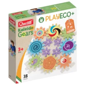   Quercetti: Play Eco Kaleido fogaskerekek játékszett 38db-os