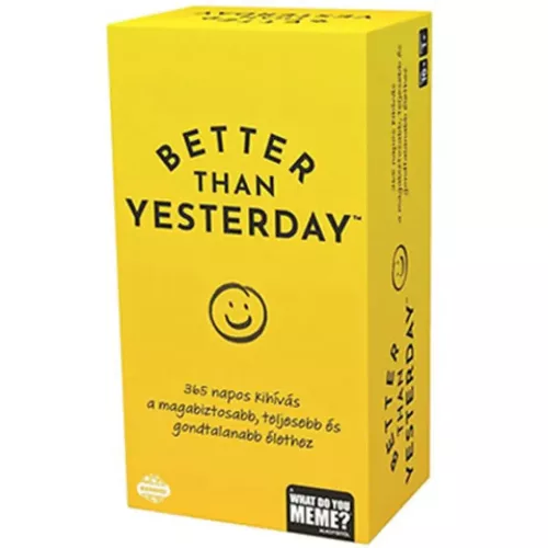WDYM Better Than Yesterday motivációs játék