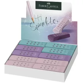   Faber-Castell: RollOn Sparkle pvc mentes radír többféle színben 1db