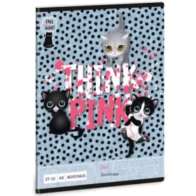 Ars Una: Think Pink kockás füzet A/5 27-32