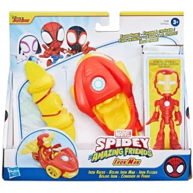   Pókember: Póki és csodálatos barátai - Vasember akciófigura járművel - Hasbro