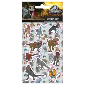   Jurassic World öntapadós matrica szett  8x12cm-es íven 5db