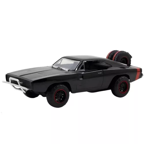 Halálos iramban: Dom Toretto Dodge Charger R/T 1970 &  Dodge Charger Widebody 1968 fém kisautója 2db-os csomag 1/32-es méretarány 13cm- Jada Toys