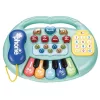 Elektromos bébi zongora fénnyelé és hanggal, kétféle változatban 1db