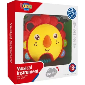 Zenélő oroszlánfej fénnyel és hanggal