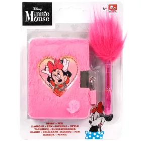   Canenco Minnie egér titkos szőrmés napló lakattal és UV lámpával
