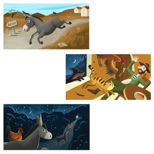 Grimm testvérek A brémai muzsikusok diafilm