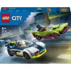 LEGO City Rendőrautó és sportkocsi hajsza 60415