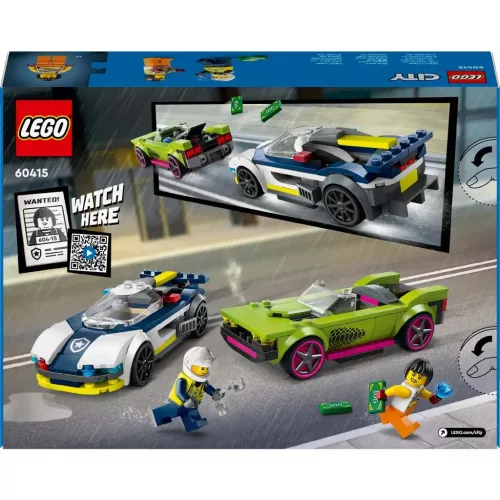 LEGO City Rendőrautó és sportkocsi hajsza 60415
