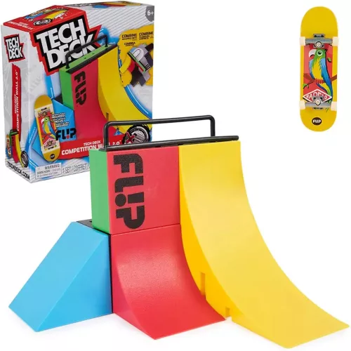 Tech Deck: Competinion Wall 2.0 pálya szett különleges ujjgördeszkával - Spin Master