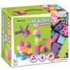 Kids Blocks pasztell építőelemek 50 db-os szett - Wader