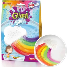 Glibbi Boom felhő formájú fürdőbomba szivárvány színekkel - Simba toys