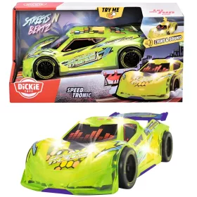Streets Beatz Speed Tronic neon zöld autó fénnyel és hanggal 20 cm - Dickie Toys