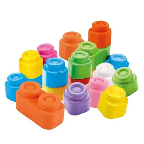 Clemmy Puha színes építőkockák babáknak 20db-os szett - Clementoni