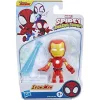 Pókember Póki és csodálatos barátai Vasember játékfigura kiegészítővel 10cm - Hasbro