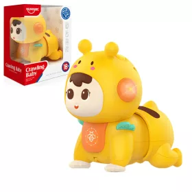   Happy World: Tityi-Totyi méhecske jelmezes mászó baba hanggal és fénnyel