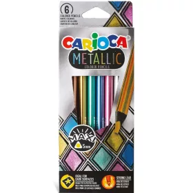   Metallic Maxi háromszög alakú 6db-os színesceruza szett - Carioca