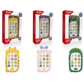 Music World Első zenélő telefonom cuki állatos mintával többféle változatban 1db