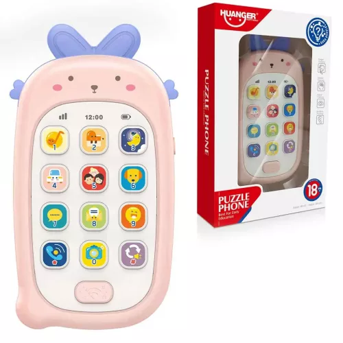 Music World Első zenélő telefonom cuki állatos mintával többféle változatban 1db