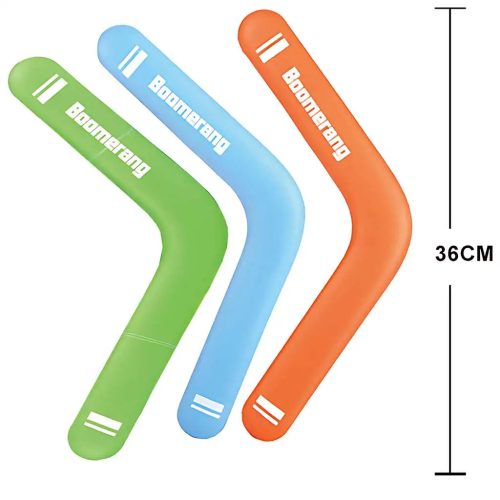 Boomerang Bumeráng többféle színben 36cm 1db