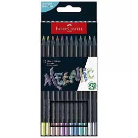 Faber-Castell Black edition metál színű színesceruza készlet 12db