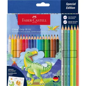   Faber-Castell Dinoszauruszos Grip színesceruza készlet 18 meg 6db-os csomag
