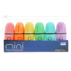 Spirit: Mini Pasztell szövegkiemelő filc szett 6 db-os