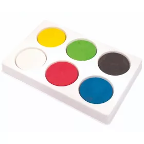   PlayBox: Színes 6db-os festőpaletta 44mm-es festékkorongokkal