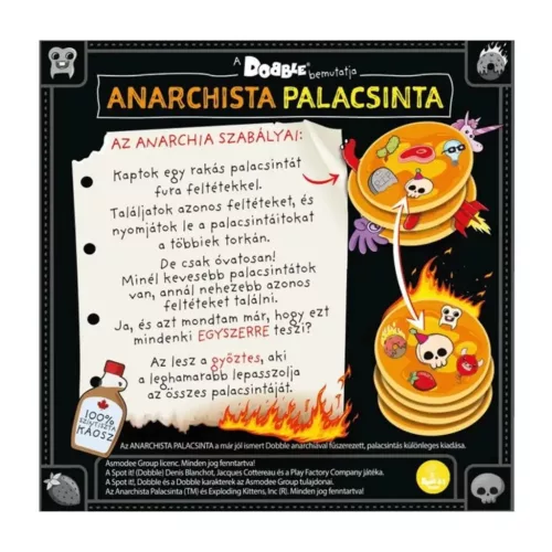 Anarchista palacsinta társasjáték