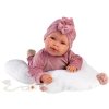 Llorens Mimi Llorana 42cm-es baba hanggal macis kezeslábasban párnával
