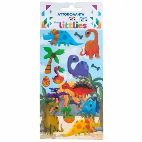 Luna The Littlies dinoszauruszos Pufi Matrica szett 10x22cm