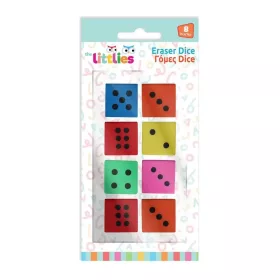 The Littlies Kocka formájú radír 8db-os szett