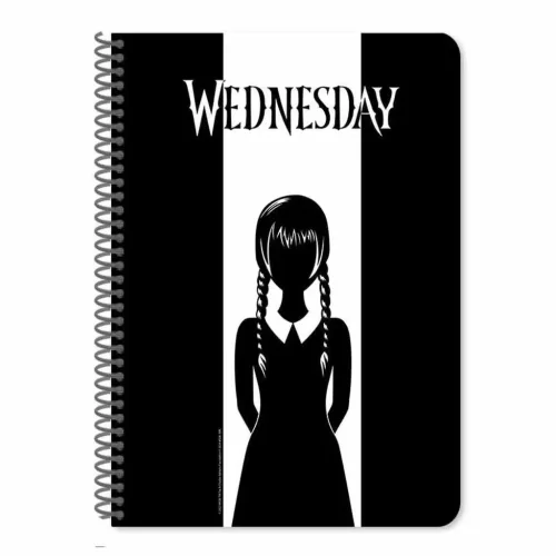 Luna Wednesday vonalas spirál füzet A4 60oldalas kétféle változatban 1db
