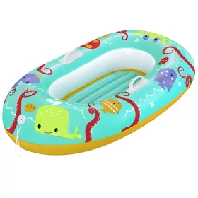 Bestway Vidám tengeri állatos bébi csónak 119x79cm