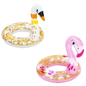   Bestway Hattyú vagy flamingó úszógumi csillámmal 61cm 1db