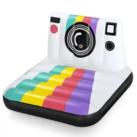   Bestway Szivárványos polaroid fényképezőgép gumimatrac 127x102cm
