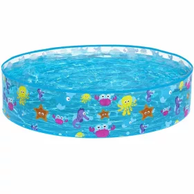   Bestway Fill 'N Fun Sparkling Sea tengeri állatos merevfalú pancsolómedence, Ø 122 x 25 cm