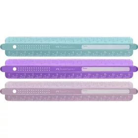   Faber-Castell Sparkle flexibilis vonalzó 15cm-es többféle színben