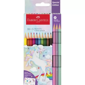 Faber-Castell Grip Unikornis színes ceruza szett 13db-os pasztell színekben
