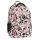 Ars Una: Flowery Pink virágos ergonomikus iskolatáska, hátizsák 33x45x24cm