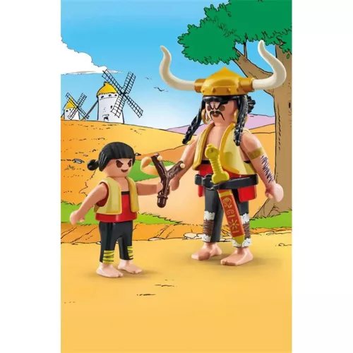 Playmobil Asterix - Quibelez de Saporan és Pepe figurák 71545