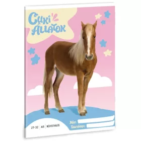   Ars Una: Cuki Állatok - Palomino Póni kockás füzet A/5 27-32