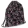 Ars Una Pearl Blossom Black virágos tornazsák, sportzsák 37,5x46cm