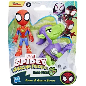 Spidey és csodálatos barátai Póki és Goblin Dino-Háló Akciófigura Szett - Hasbro
