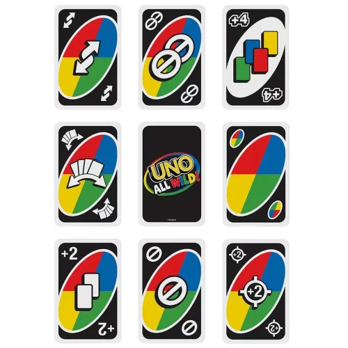 UNO All Wild - Őrület kártyajáték - Mattel